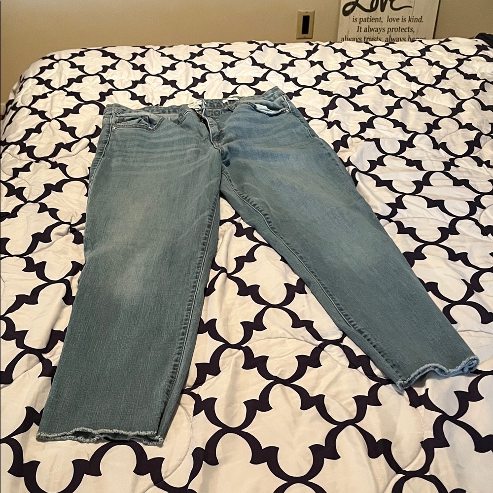 sofia by sofia vergara Light Blue Boyfriend Jeans